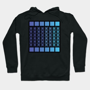 “Dimensional Reactor” - V.2 Blue - (Geometric Art) (Dimensions) - Doc Labs Hoodie